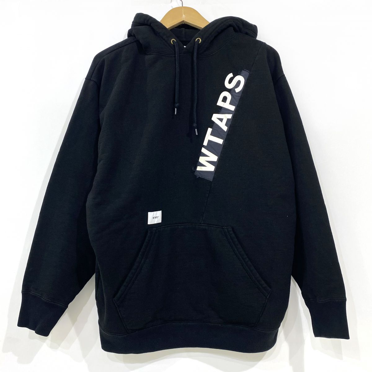 wtaps パーカー フーディ ダブルタップス サイズ03 ブラック 242ATDT
