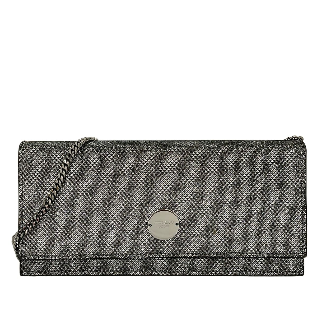 JIMMY CHOO(ジミーチュウ) ショルダーバッグ美品 - シルバー チェーン