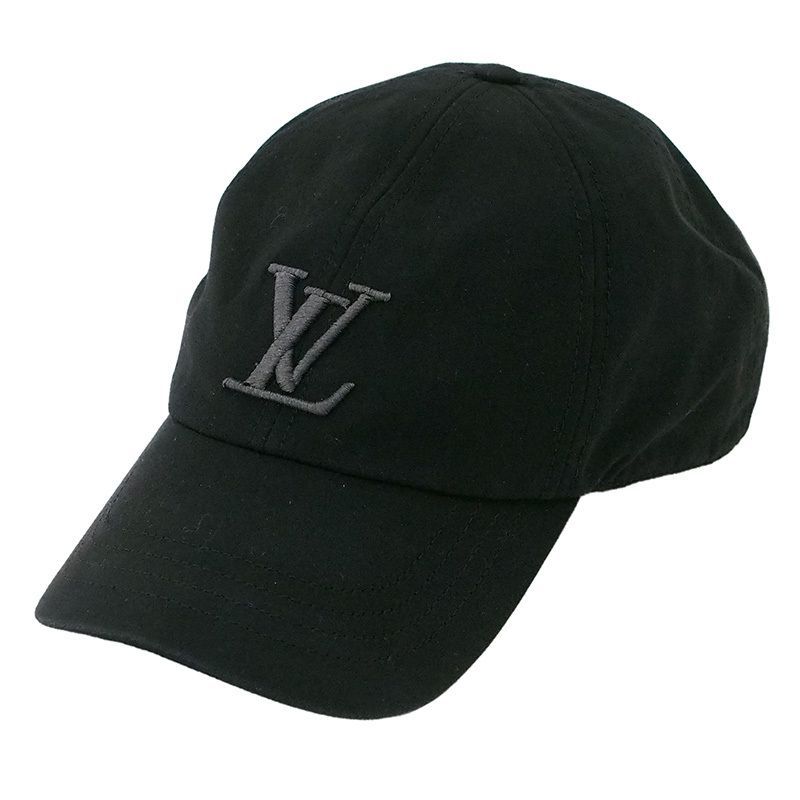ルイ・ヴィトン LOUIS VUITTONキャップ･オンリー LV ブラック 帽子 M7633L