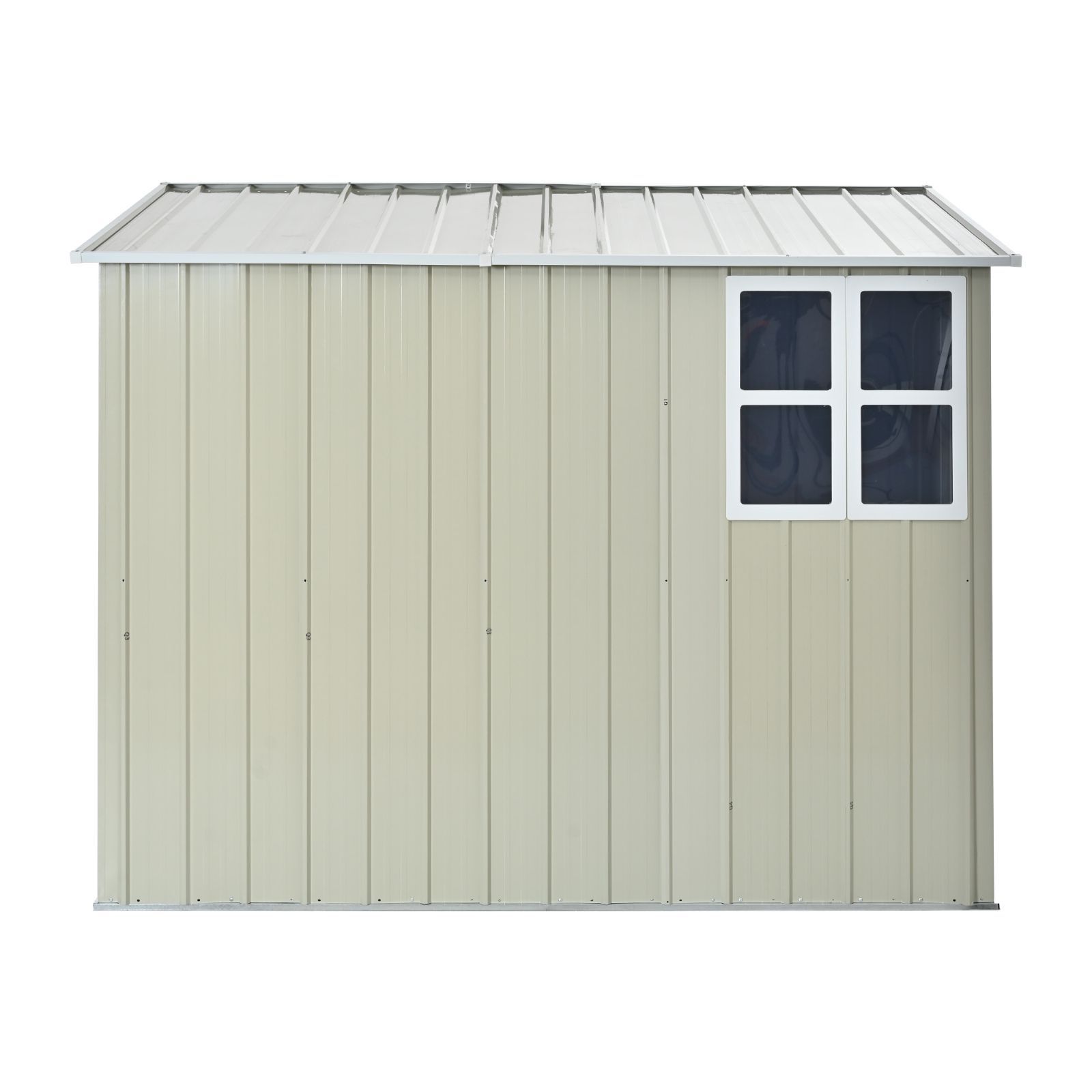 物置 屋外 スチール 倉庫 戸外収納庫 H188×W125×D240cm 片流れ屋根