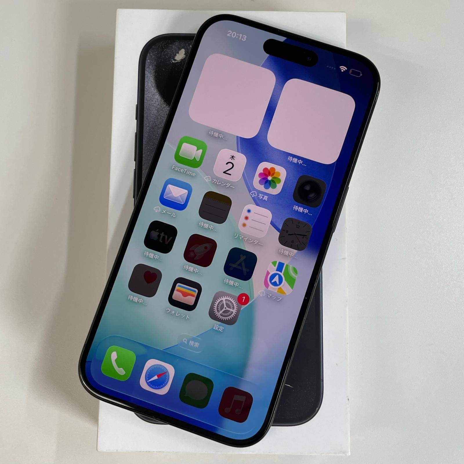 iPhone15Pro 128GB ブラックチタニウム SIMフリー 21707 Apple