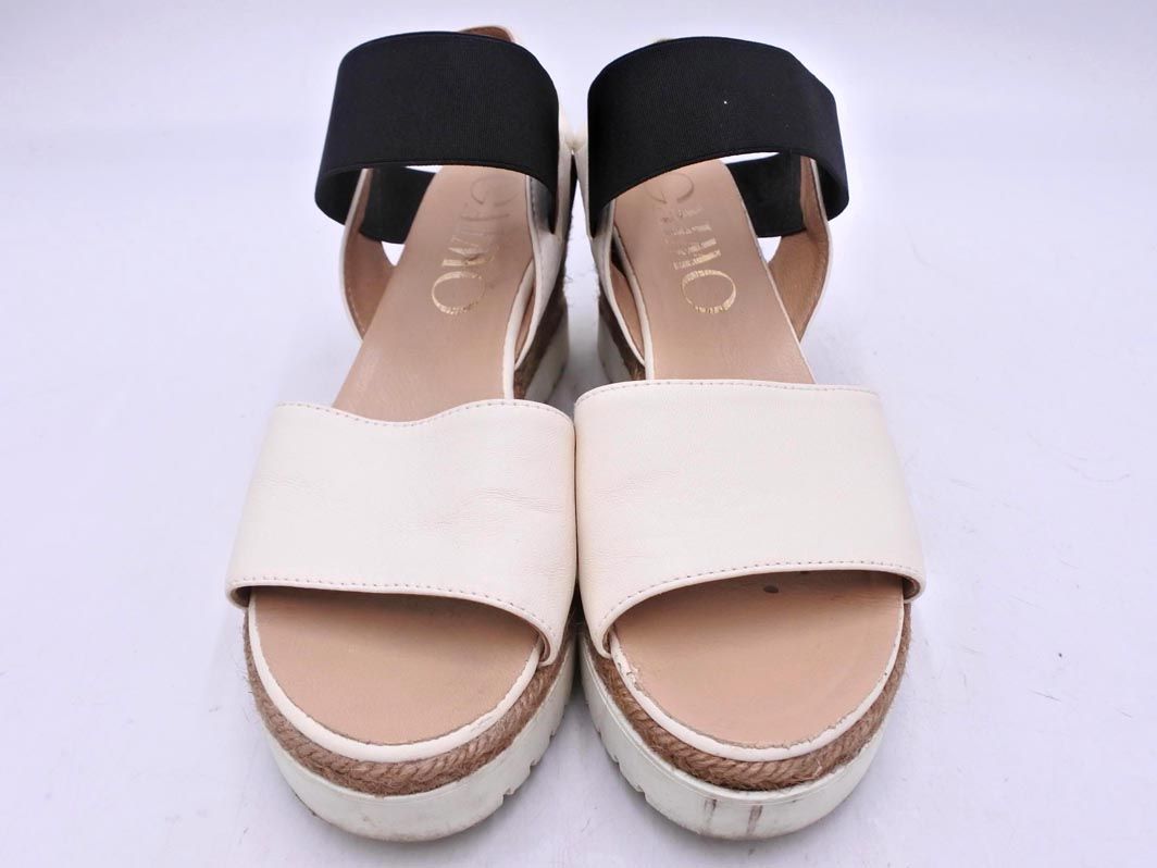 GAIMO ガイモ レザー ウェッジソール サンダル size38（24～24.5cm