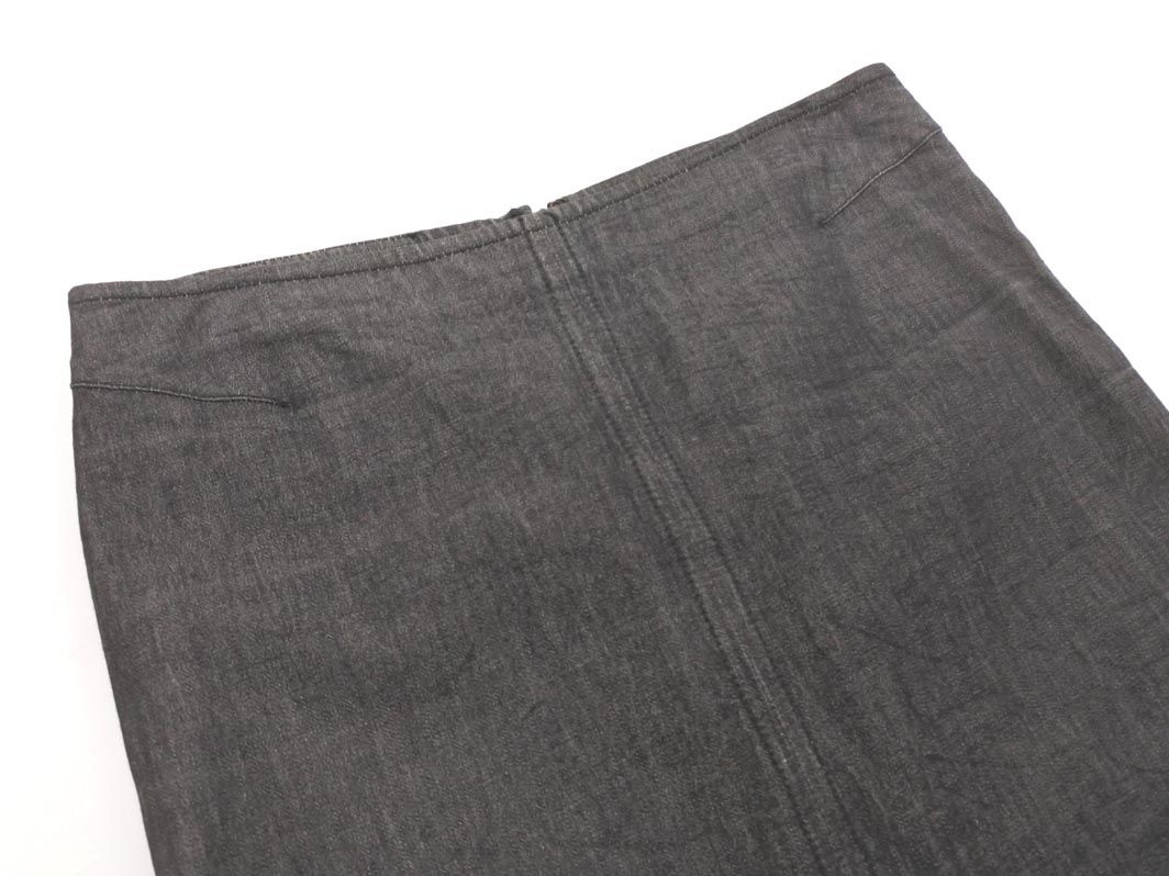 GUCCI グッチ　スリットタイトスカート38 ブラック GUCCI グッチ スリット タイト デニムスカート size38/黒