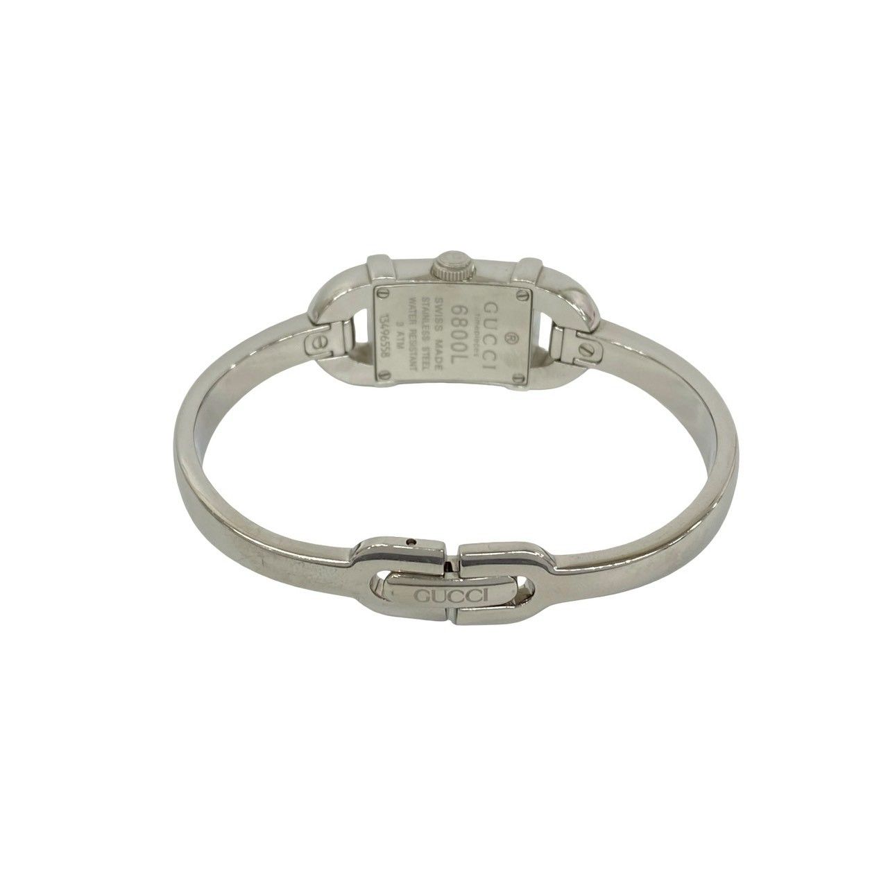 稼働品 極 美品 GUCCI グッチ 6800L バングルウォッチ ステンレス