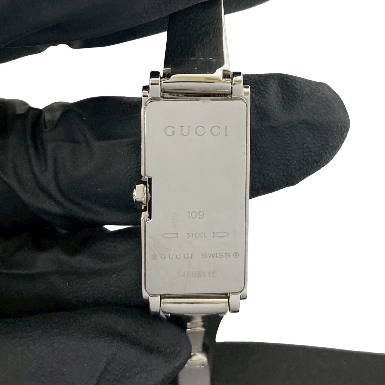 稼働品 極 美品 GUCCI グッチ 1500L バングルウォッチ ステンレス
