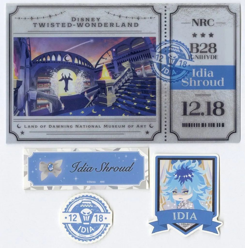 中古】グッズセット イデア・シュラウド チケット風マルチホルダー
