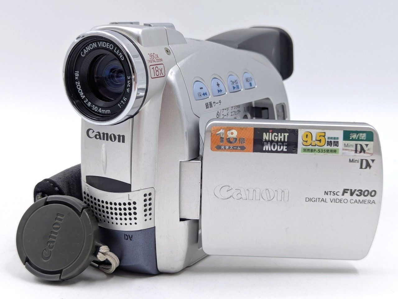Canon キャノン DM-FV300 miniDVビデオカメラ 整備済み miniDVテープ
