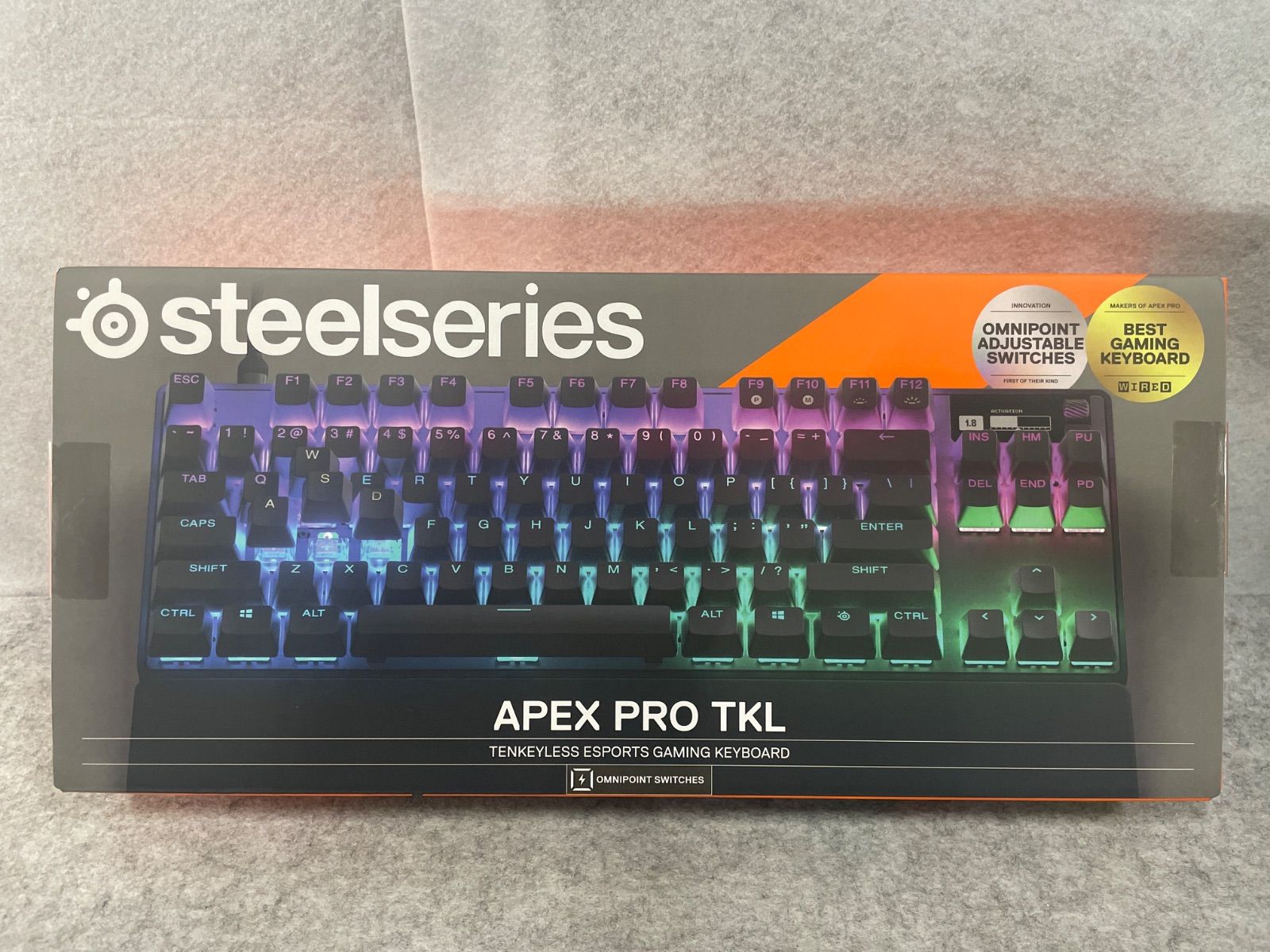 SteelSeries ラピッドトリガー 搭載 ゲーミングキーボード Apex Pro 