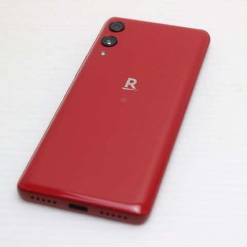 新品同様 Rakuten Hand クリムゾンレッド 即日発送 スマホ 白ロム 楽天