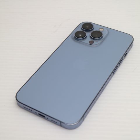 新品同様 SIMフリー iPhone13 Pro 128GB シエラブルー 白ロム 本体