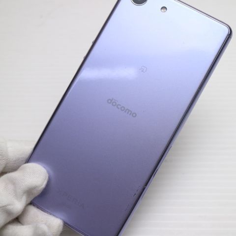 美品 SO-02L Xperia Ace パープル スマホ 本体 白ロム 土日祝発送OK