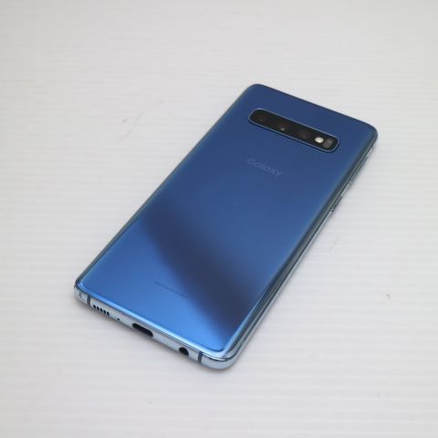 美品 SIMフリー Galaxy S10 プリズムブルー スマホ 本体 白ロム 土日祝