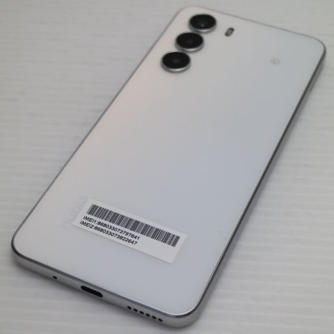 新品同様 SIMフリー nubia S 5G A403ZT ホワイト スマホ ZTE 即日発送