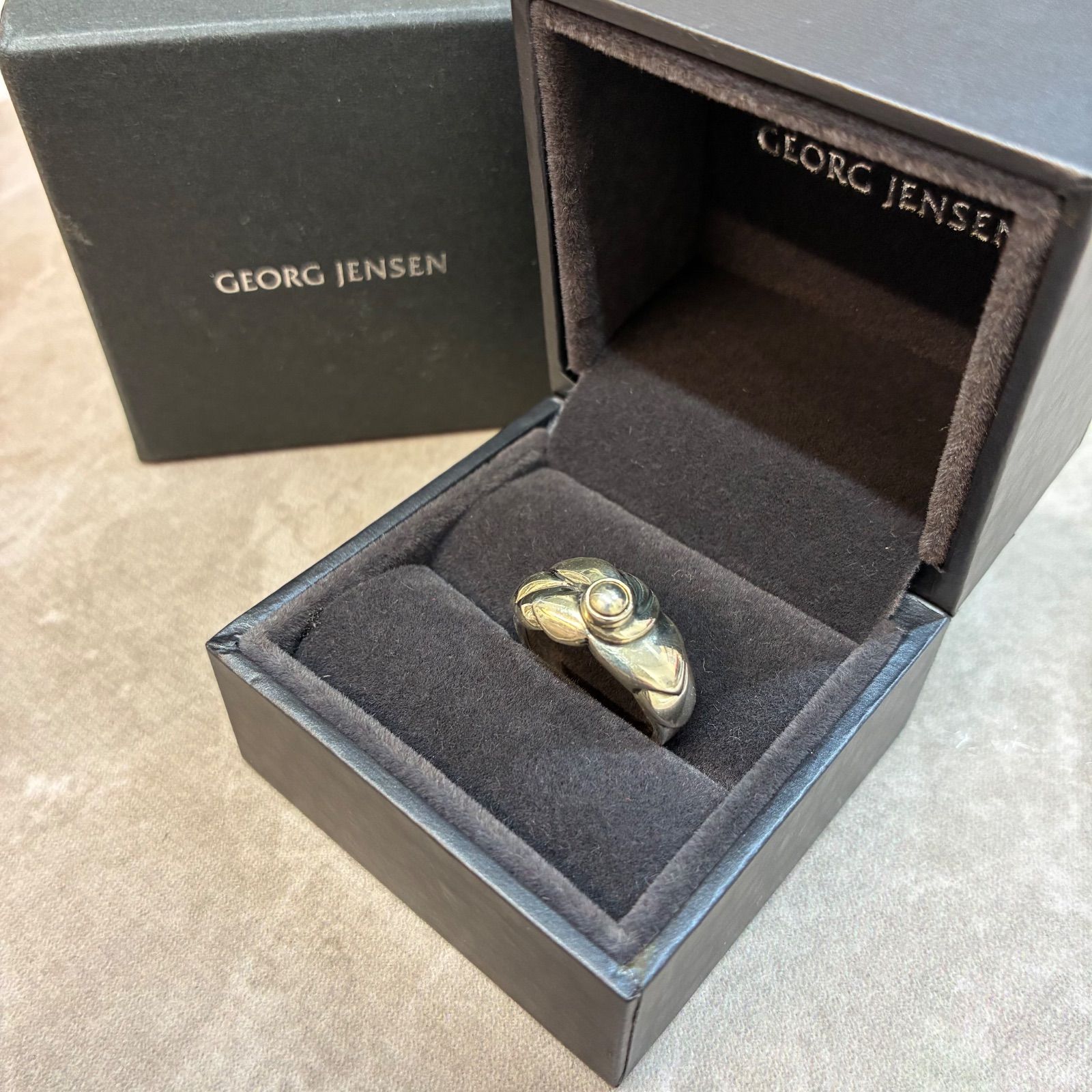  ジョージジェンセン スターリングシルバー 指輪 925 Georg Jensen (ジョージジェンセン) silver925 360 OK スターリング
