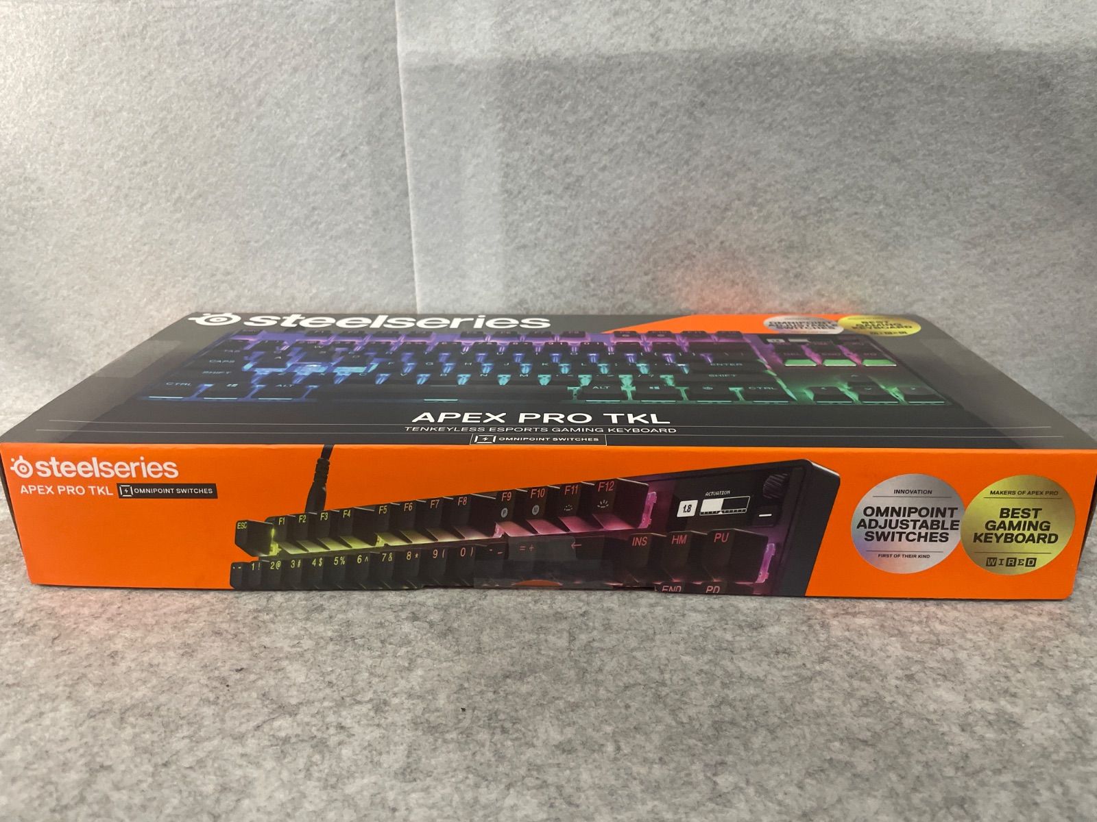 SteelSeries ラピッドトリガー 搭載 ゲーミングキーボード Apex Pro 
