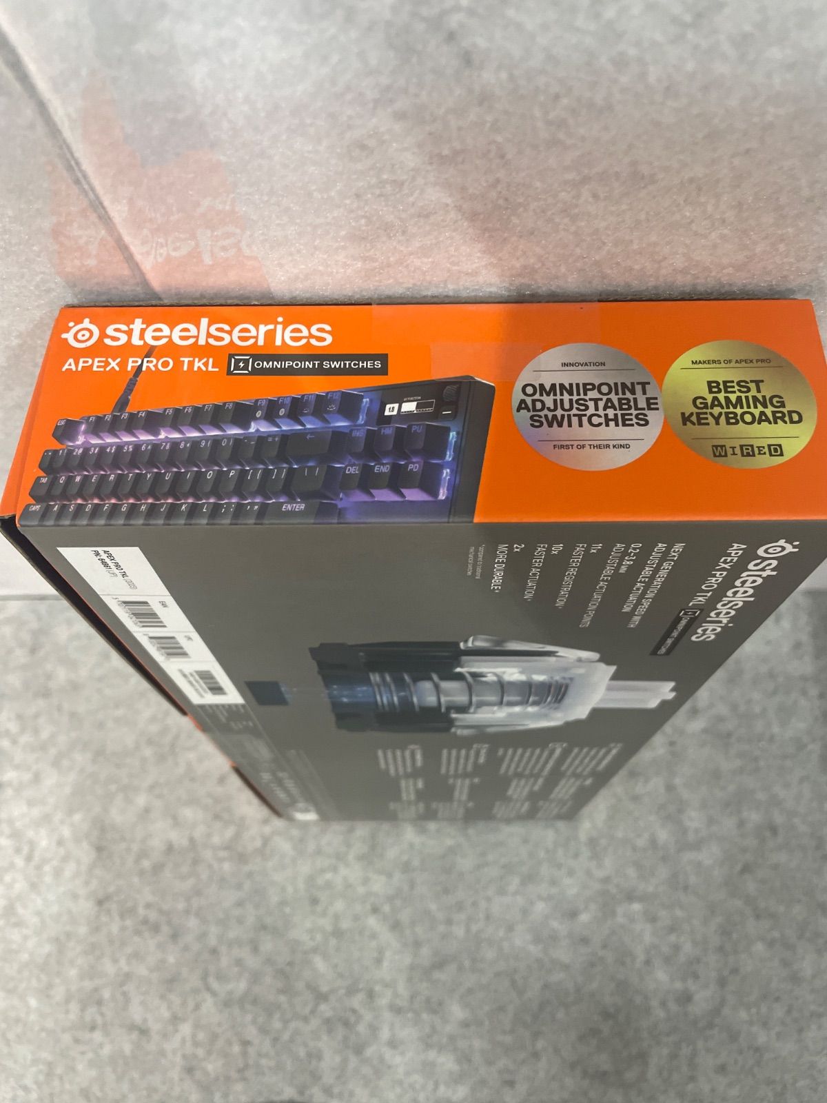 SteelSeries ラピッドトリガー 搭載 ゲーミングキーボード Apex Pro 