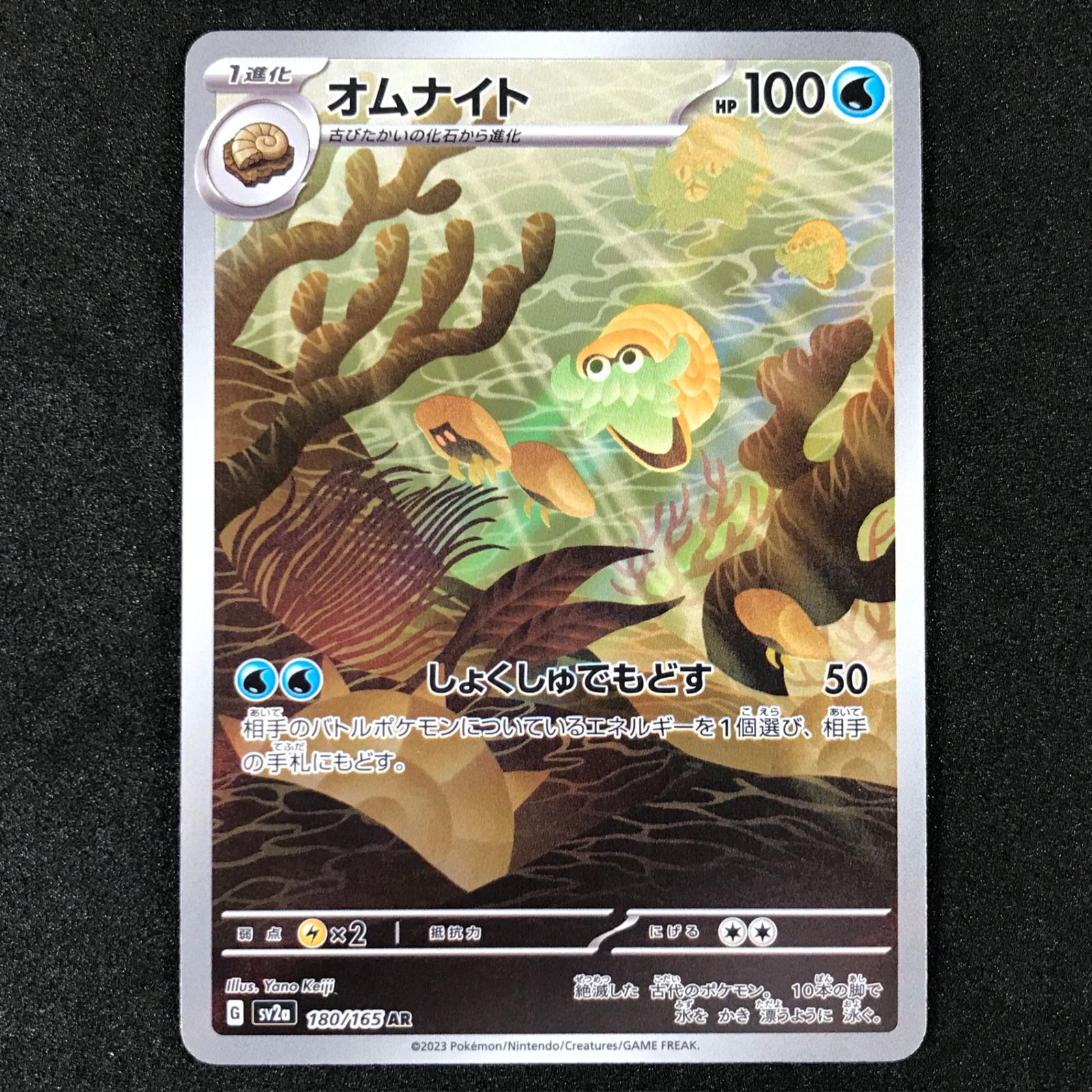 ポケモンカードゲーム ポケモンカード151 180/165/SV2A/B オムナイト