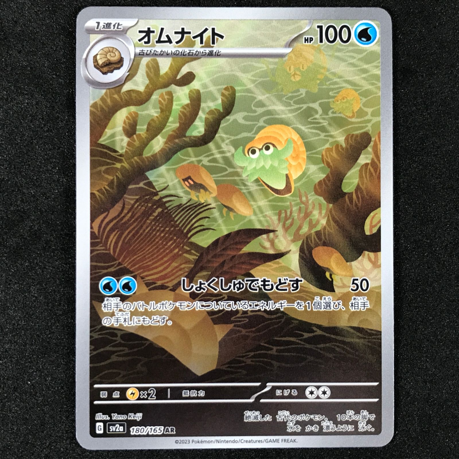 ポケモンカードゲーム ポケモンカード151 180/165/SV2A/B オムナイト