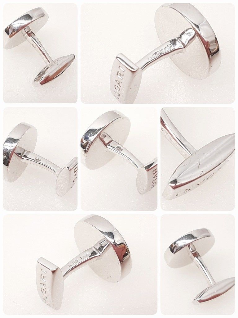 26k-237h【中古】BVLGARI　ブルガリ　カフス　カフリンクス　シルバー925 26k-237h【中古】BVLGARI ブルガリ カフス カフリンクス シルバー925