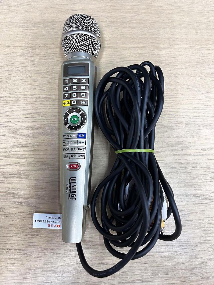 ON STAGE オンステージ パーソナルカラオケ マイク PK-113GT / 有線