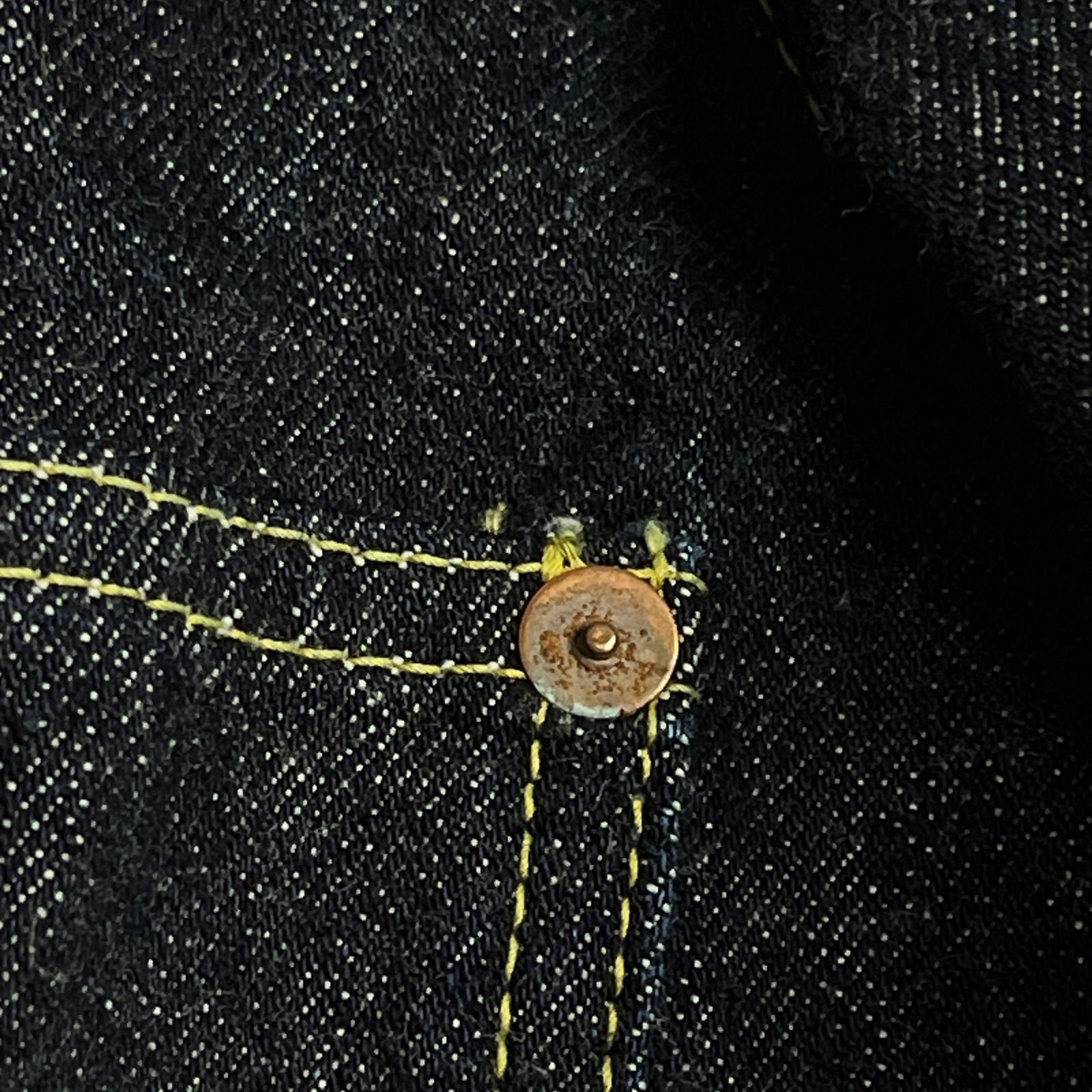 濃紺】TCB JEANS 40's 大戦 赤タブ デニムジャケット シンチバック TCB