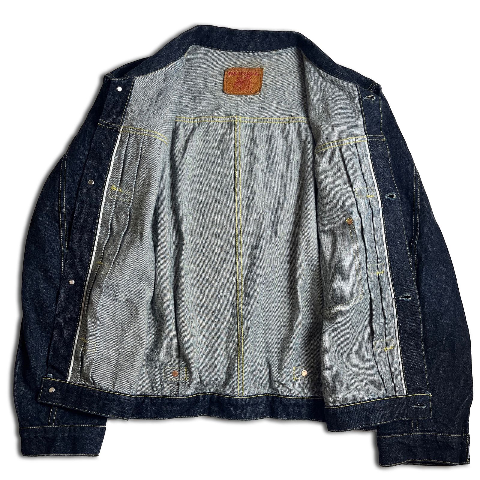 濃紺】TCB JEANS 40's 大戦 赤タブ デニムジャケット シンチバック TCB