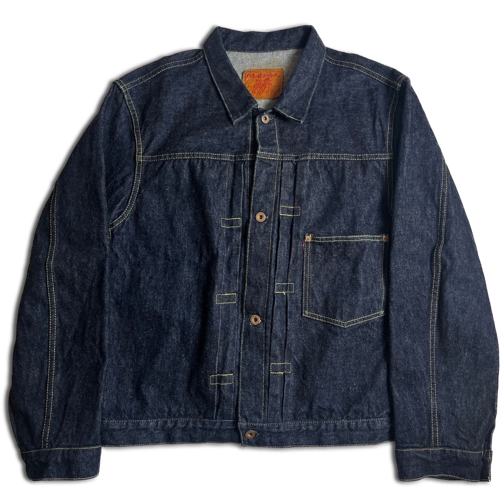 濃紺】TCB JEANS 40's 大戦 赤タブ デニムジャケット シンチバック TCB