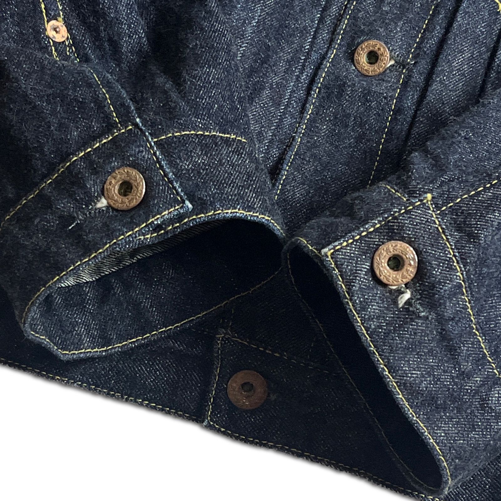 濃紺】TCB JEANS 40's 大戦 赤タブ デニムジャケット シンチバック TCB