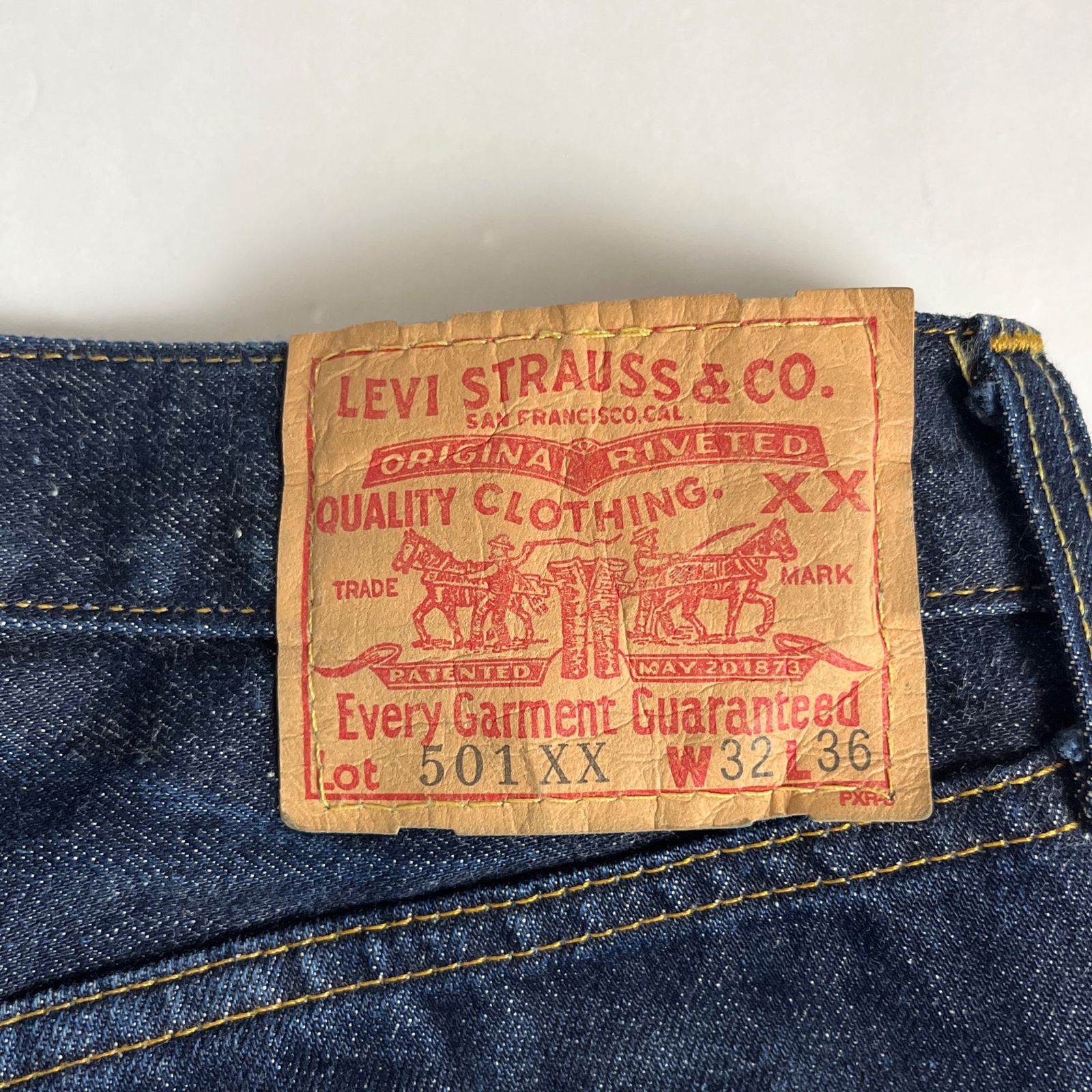 W32】LEVI'S 501XX バレンシア 555 デニムパンツ リーバイス