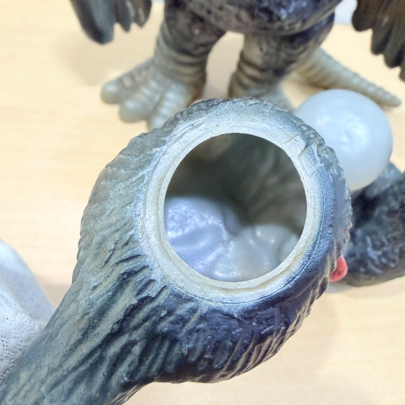 当時物 ※頭部片方欠品・ジャンク】マスダヤ ネズバードン ソフビ