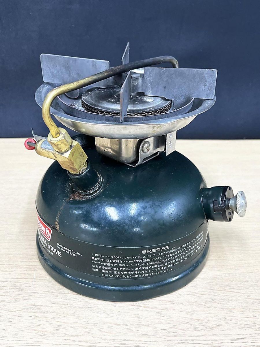 現状/ジャンク品】 Coleman コールマン シングルバーナー ストーブ