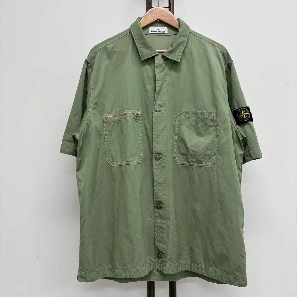 XL STONE ISLAND ストーンアイランド ポケット 半袖 シャツ