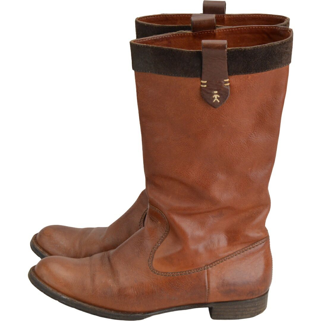 エンリーベグリン　ブーツsize40 エンリーベグリン HENRY BEGUELIN オミノ刺しゅう ブーツ レザー EUR