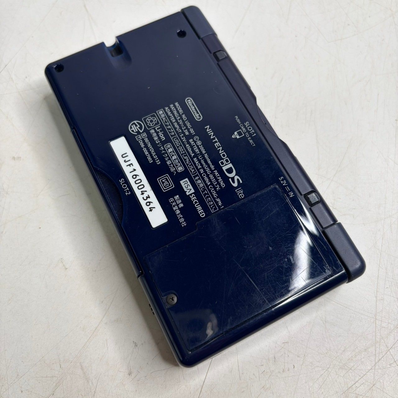○ニンテンドーDS Lite エナメルネイビー 脳トレソフト 大人のDS