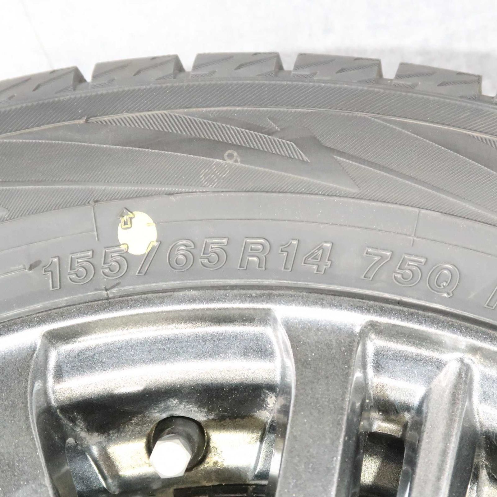 軽自動車 等に 4本 社外 14インチ スタッドレス YOKOHAMA ice GUARD 