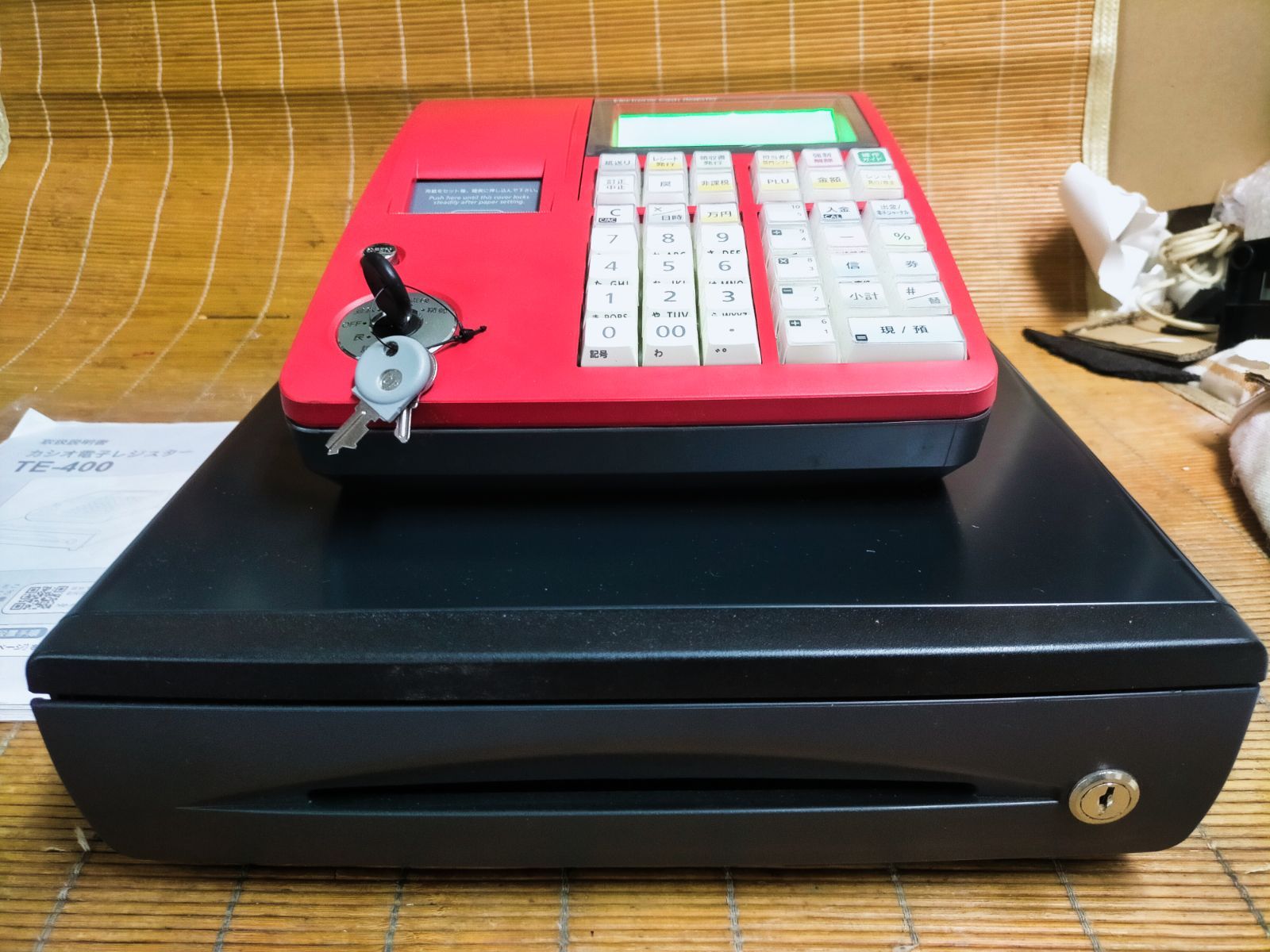 カシオレジスター TE-400 フル設定無料 PC連携売上管理 810888 - メルカリ