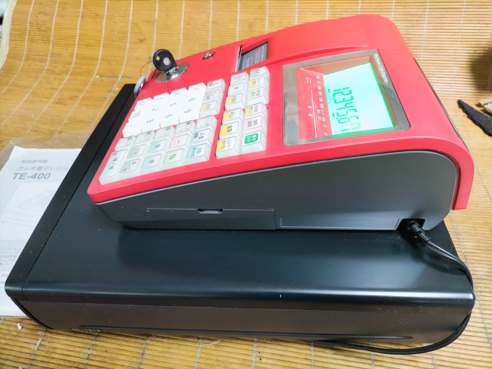カシオレジスター TE-400 フル設定無料 PC連携売上管理 810888 - メルカリ