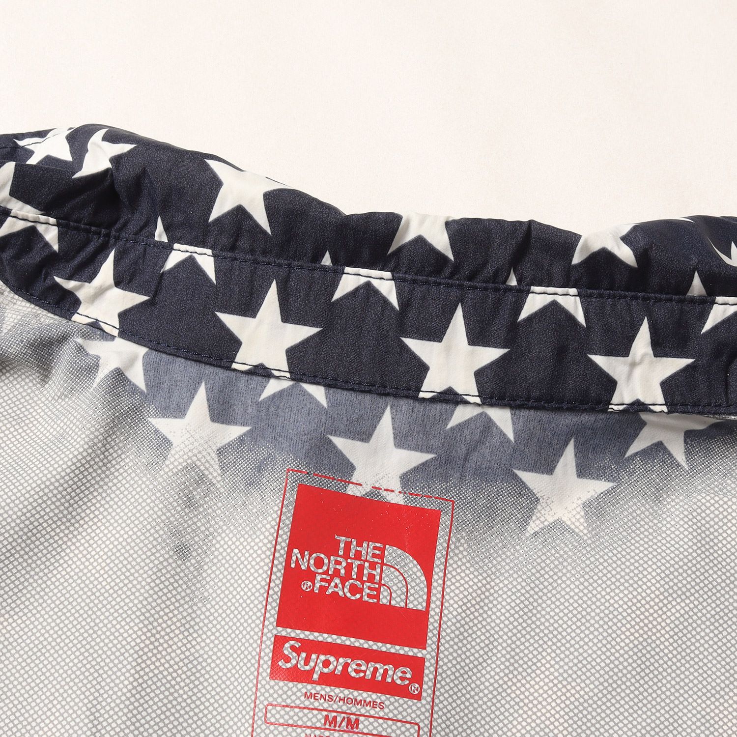 Supreme シュプリーム ジャケット ネイビー 紺 サイズ:M  THE NORTH FACE スター柄 パッカブル コーチジャケット Packable Waterproof Coaches Jacket アウター ブルゾン 上着 コラボ【メンズ】【中古】 Supreme シュプリーム ジャケット ネイビー サイズ:M THE NORTH FACE