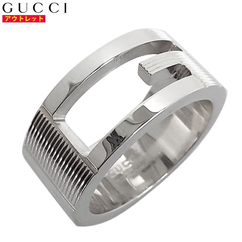 新品・アウトレット】GUCCI グッチ 032660 09840 8106 7号 Gリング