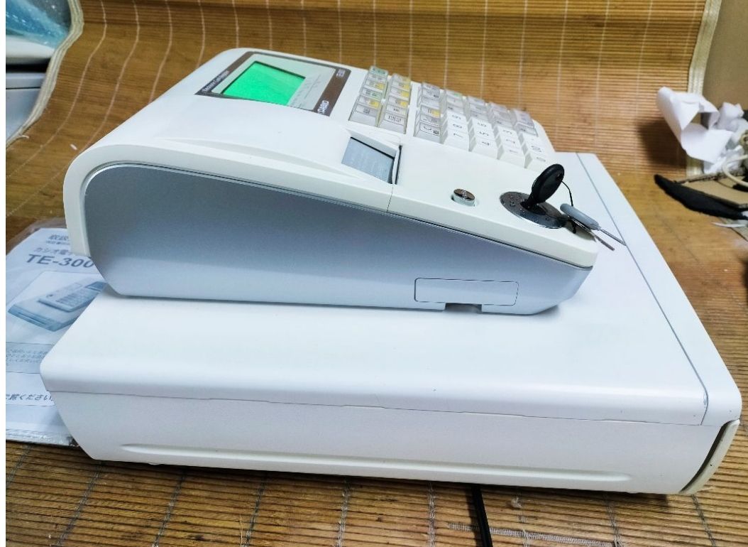 カシオレジスター TE-300 フル設定無料 送料無料人気機種 117707