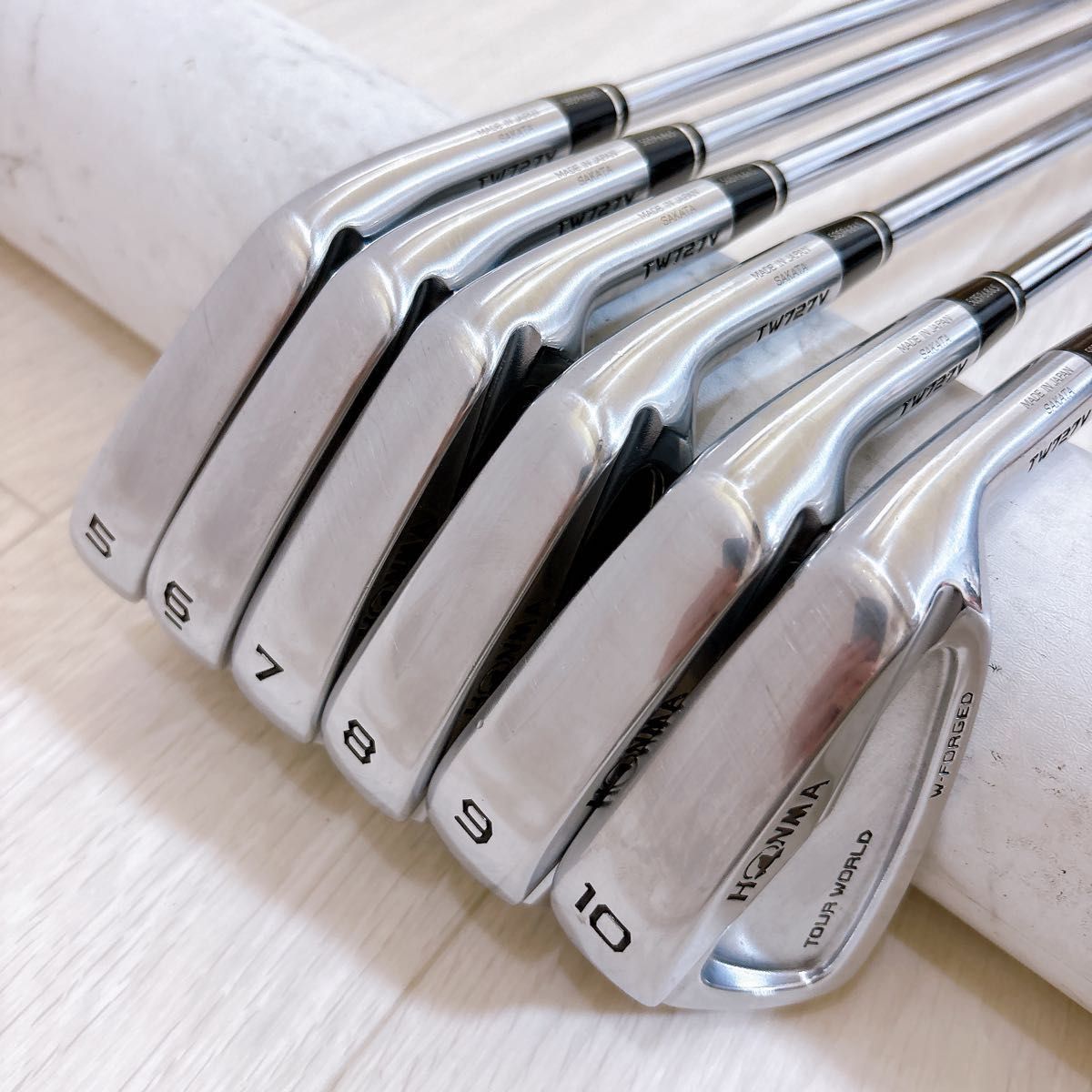美品 HONMA TW727V W-FORGED ホンマ ツアーワールド アイアンセット 6 