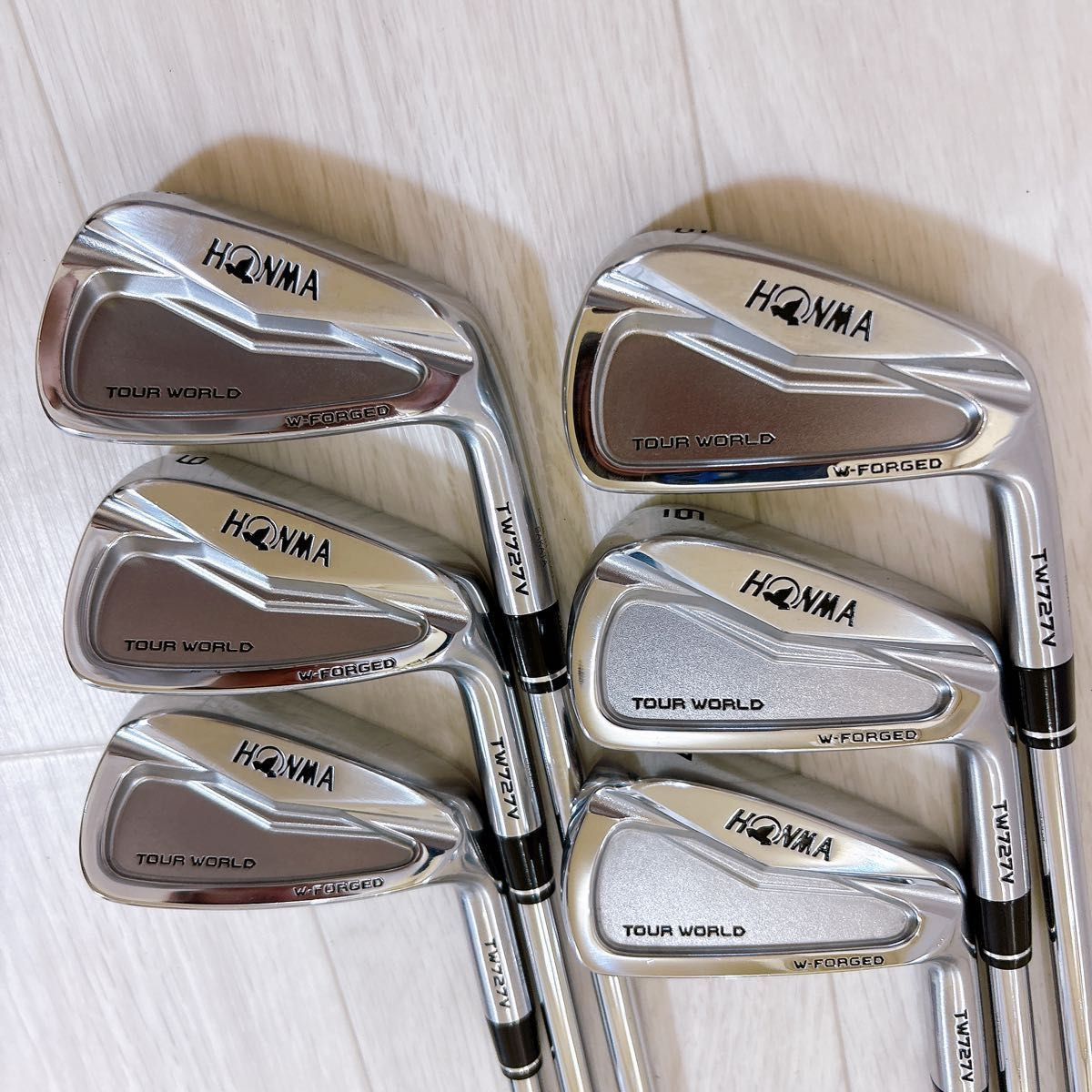 美品 HONMA TW727V W-FORGED ホンマ ツアーワールド アイアンセット 6 