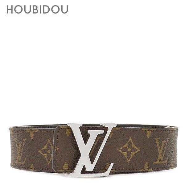 ルイヴィトン LOUIS VUITTON ベルト LV イニシャル 85/34 モノグラム