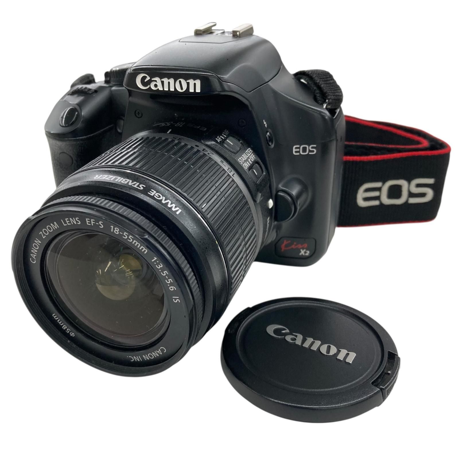 186000 動作未確認 canon キャノン EOS KISSx2 デジタル一眼レフカメラ