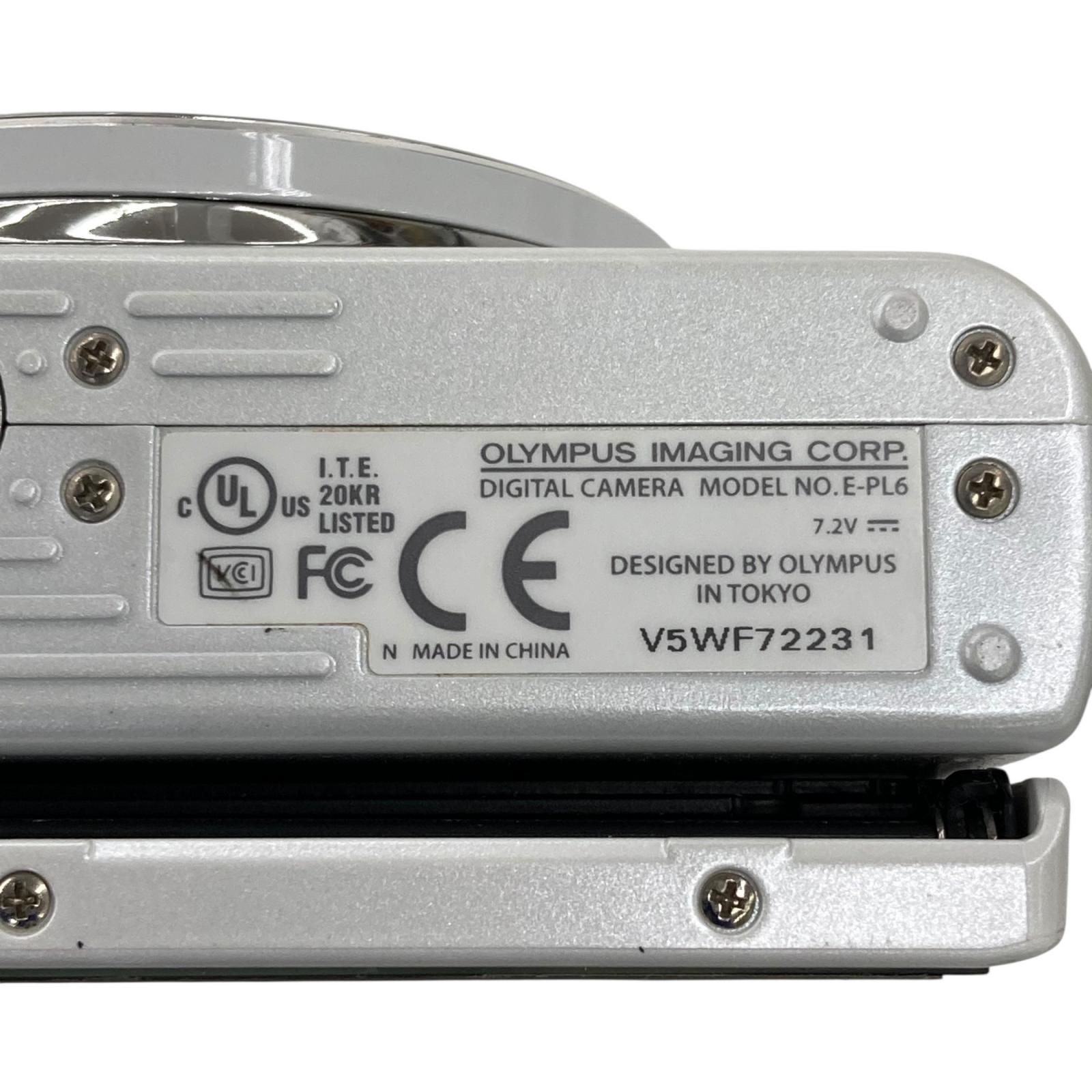 186000 ジャンク品 OLYMPUS オリンパス PEN Lite ミラーレス一眼 E-PL6