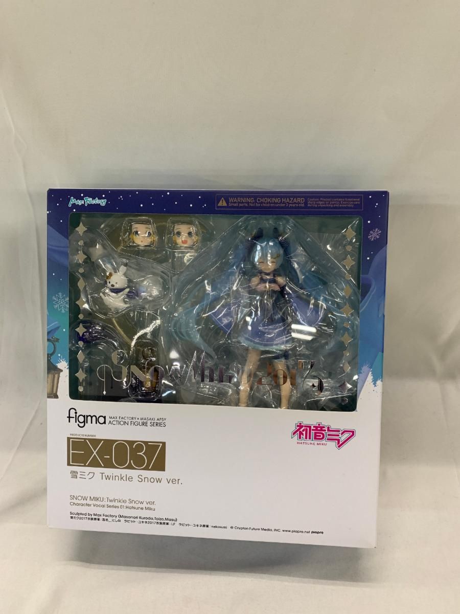 1円～】【未開封】figma ．EX 037 雪ミク Twinkle Snow ver. Snow