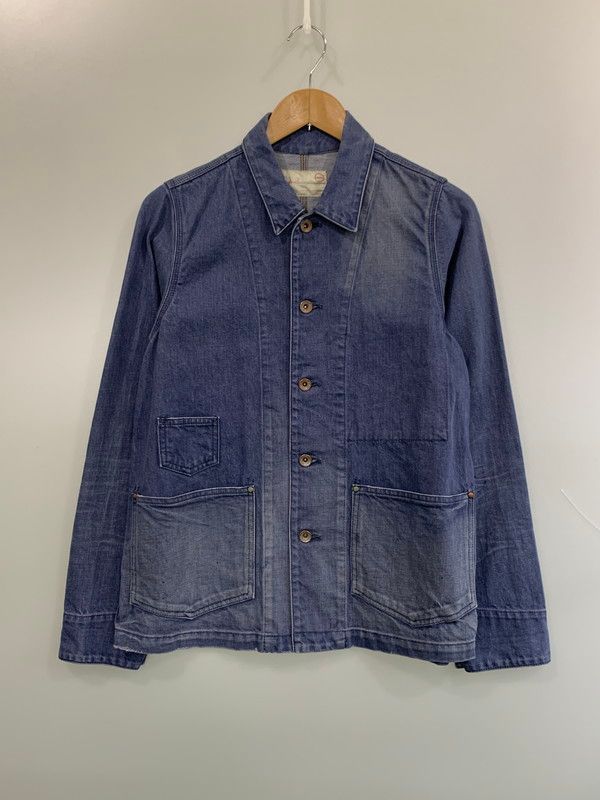 中古品】 CHIMALA チマラ ヴィンテージ加工 デニム カバーオール