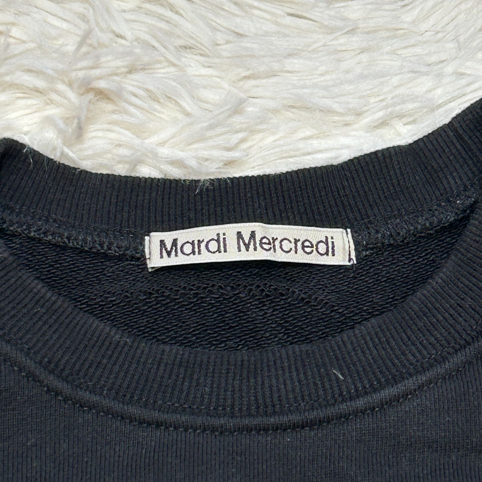 古着 Mardi Mercredi マルディメクルディ 刺繍ロゴ スウェット 