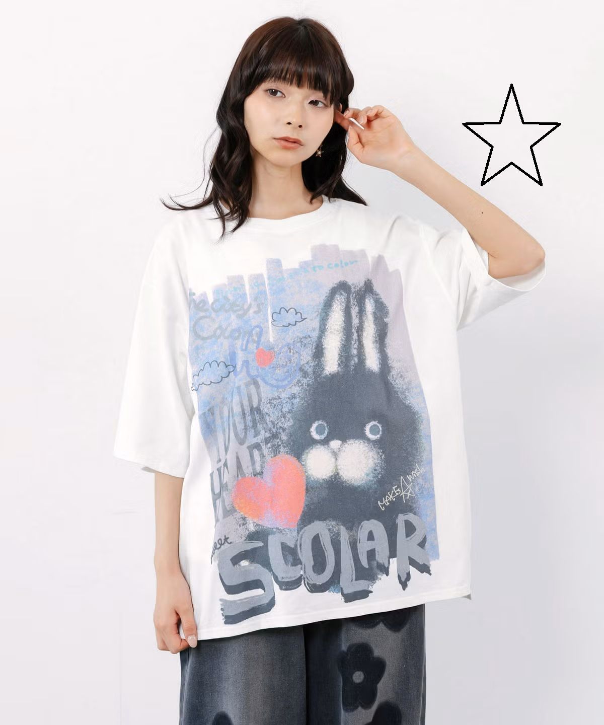 ScoLar（スカラー）162712：もこもこラビル柄Tシャツ - メルカリ