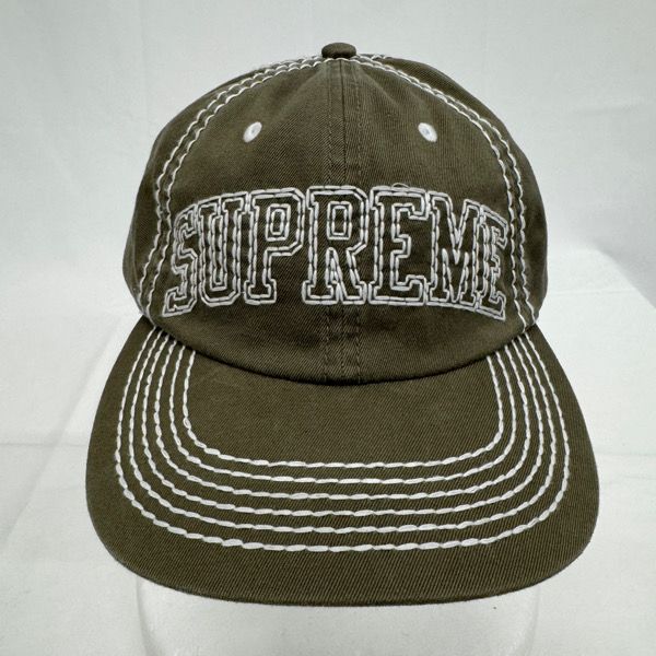 Supreme/シュプリーム【20AW】Big Stitch 6-Panel Cap/ビッグ ステッチ